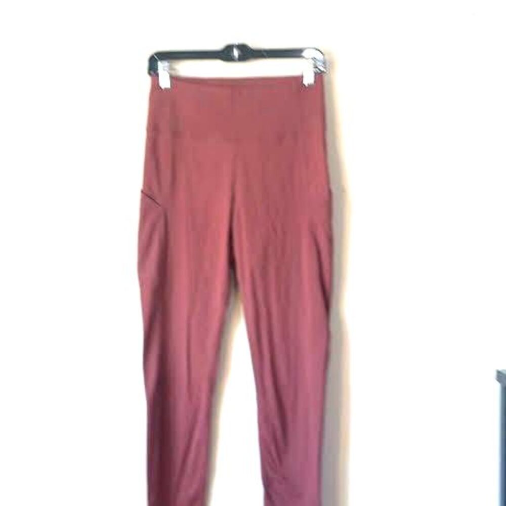 Athleta Women’s Trekkie Hybrid Crop Tight Auburn Leggings sz 2